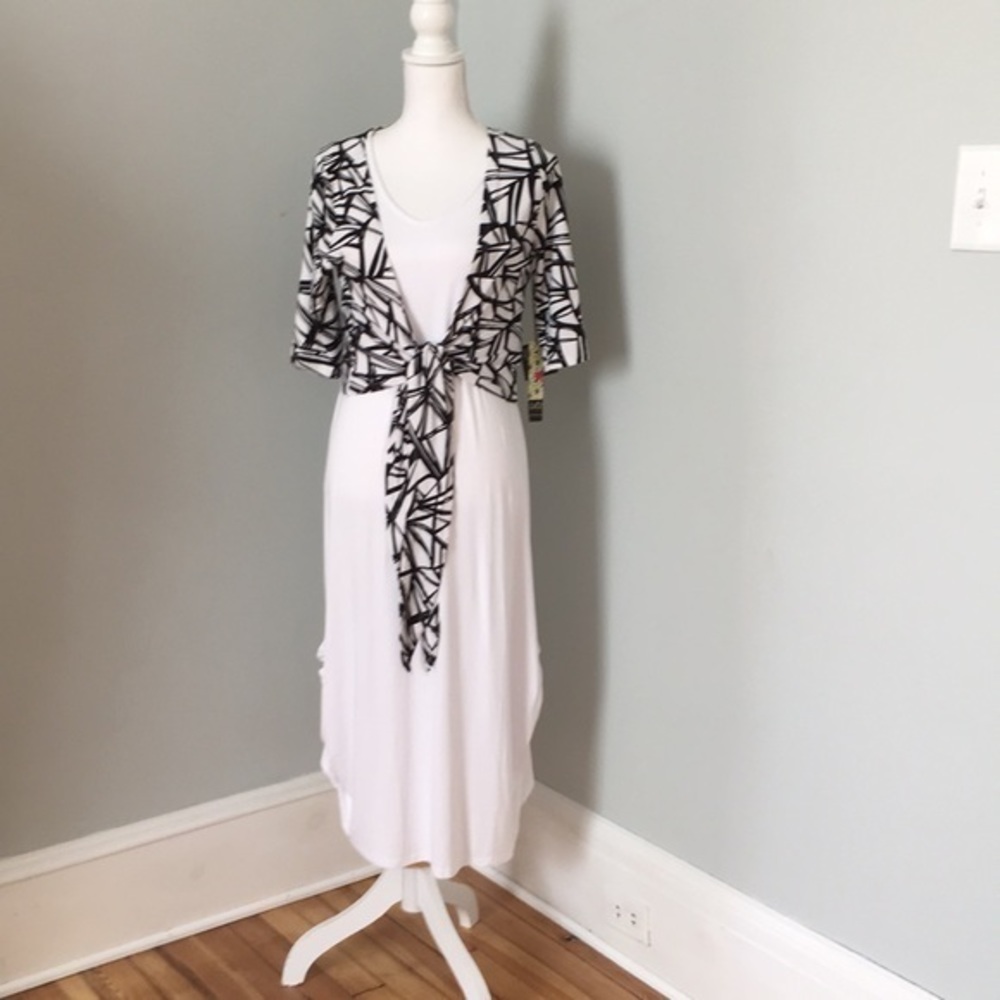 NWT‎  UbU clothing sleeveless white dress & jacket